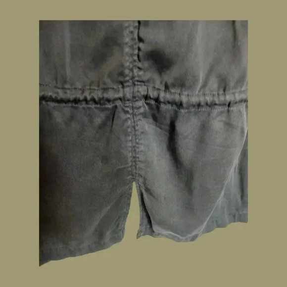 Max jeans tensel vest jacket sleeveles size M green army color - Picture 7 of 9